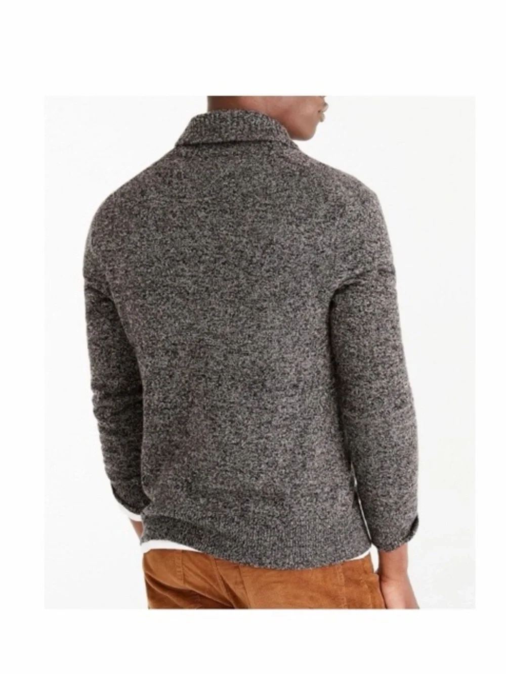 J.Crew‎ Lambs Wool Shawl Collar Sweater